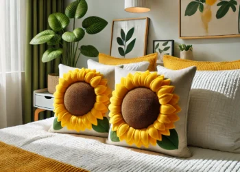 mirocromi pillows sunflower
